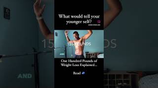 How I lost 100 pounds weightloss fatloss motivation fyp foryou shorts short [upl. by Narrad]