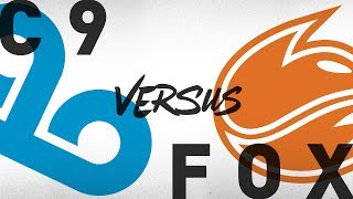 C9 vs FOX  Week 6 Day 2  NA LCS Summer Split  Cloud9 vs Echo Fox 2018 [upl. by Som886]