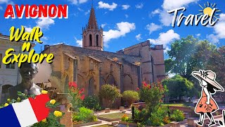 Avignon Beautiful City Full of Art amp Life The Festival dAvignon Immersive 4K Virtual Walk UHD [upl. by Hulbard]