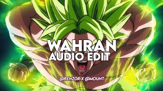 Wahran  Randall edit audio collab with Mount edits [upl. by Eisyak263]