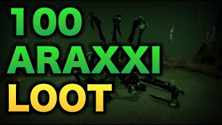 Loot From 100 Araxxi RuneScape 3 [upl. by Formica]