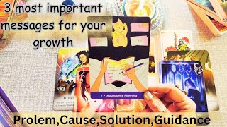 3 Most important messages for your growth  Angelic Guidance  Timeless Tarot Reading [upl. by Ynohtona216]