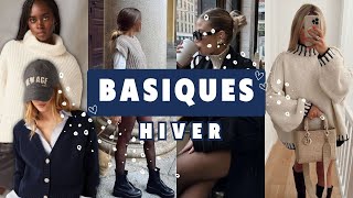 LES BASIQUES MODE À AVOIR CET HIVER 2024 ❄️⛄ [upl. by Stanly]