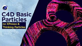 Cinema 4D Particles Basic Tutorial [upl. by Rosinski]