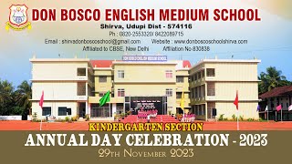 DON BOSCO KINDERGARTEN SECTION ANNUAL DAY  CULTURAL PROGRAMME [upl. by Arleta]