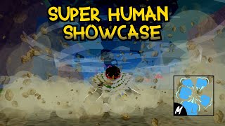 Super Human Showcase in Blox Fruits [upl. by Charles274]