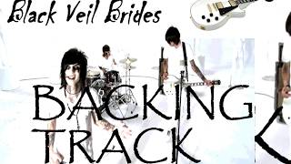 Black Veil Brides Knives and pens Backing track with rhythmic guitar Version 1 [upl. by Post]