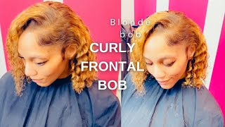 CURLY WIG BOB INSTALL [upl. by Anomas268]