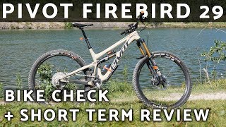 The Pivot Firebird 29  Bike Check amp Short Term Review [upl. by Ynattir]