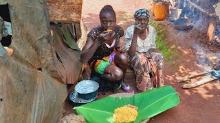 African village lifecooking village food Authentic swahili Biryani for Breakfast [upl. by Einniw]