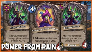 DOUBLE TICHONDRIUS PAIN DEMONS  BIGGLESWORTH Hearthstone Battlegrounds [upl. by Hayidah]