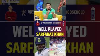 WELL PLAYED SARFARAZ KHAN 🫡 sarfarazkhan indvsnz viratkohli [upl. by Bayless]