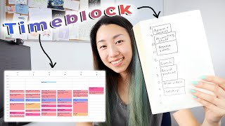 How to TIME BLOCK Your Schedule to Get More Done in Less Time guide for beginners [upl. by Oremodlab]