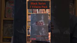 Unboxing STAR WARS THE BLACK SERIES MASTERS OF EVIL ブラックシリーズヴィラン3パックを入手しました hasbro theblackseries [upl. by Sarah]