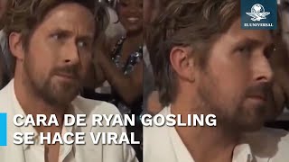 Reacción de Ryan Gosling al premio de quotIm Just Kenquot como mejor canción desata memes [upl. by Anagnos691]