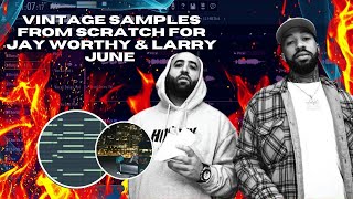 How To Make Vintage Samples For Jay Worthy amp Larry June in FL Studio 21 [upl. by Duyne]