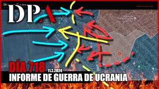 Ucrania SITREP COMPLETO Día 718 Syrsky contraataca desesperadamente a Horlivka  Kupyansk [upl. by Livvie]