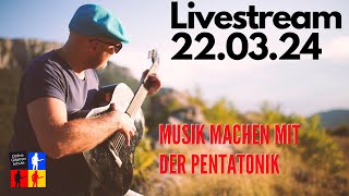 Pentatonik  Übungen  Akkorde  einfach damit Musik machen [upl. by Townshend]