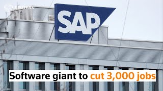 Software giant SAP to cut 3000 jobs [upl. by Namielus]