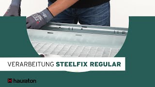 Verarbeitung STEELFIX REGULAR Geschlossene Kastenrinne zur Fassadenentwässerung 💧 [upl. by Annirac]