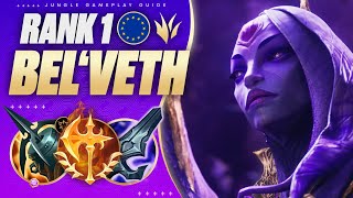 RANK 1 BELVETH JUNGLE Uses AGGRESSIVE Jungling To Feast On Enemy LP 🍴 How to always snowball [upl. by Leahplar423]