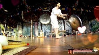 Sunset Gong Meditation quotfull lengthquot  Gong Master Kosma Solarius [upl. by Eneroc]