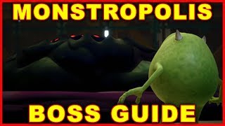 Kingdom Hearts 3 How to Beat Monstropolis Final Boss [upl. by Montfort]