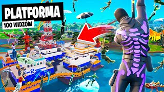 100 WIDZÓW na PLATFORMĘ w OG REMIX Fortnite [upl. by Andree17]