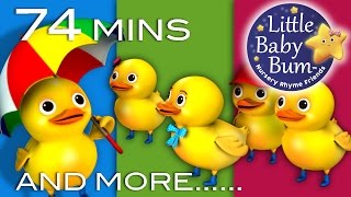 Five Little Ducks  More  Nursery Rhymes for for Babies by LittleBabyBum [upl. by Nyar]