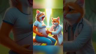 Cat love story  cat story cartoon catlover shorts [upl. by Statis963]