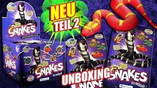 Planet Wow  Snakes  Schlangen  20 Tüten Display Unboxing  Teil 2  Sammelfiguren  Blue Ocean ® [upl. by Siduhey]