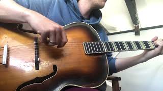 Hoyer archtop guitar 17 inch [upl. by Las942]