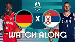 Germany v Serbia  Mens Olympic Basketball Tournament Paris 2024  Watch Along ⚡🏀 [upl. by Paige]