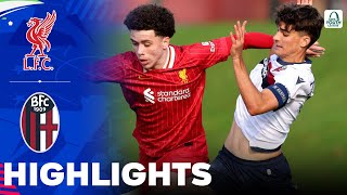 Liverpool v Bologna  Highlights  UEFA Youth League 02102024 [upl. by Eibot]