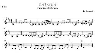 play Clarinet Die Forelle [upl. by Zeitler]