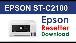 Reset Epson STC2100 Reseter WorkForce STC2100 ADJPROG Waste ink pad counter error E11 [upl. by Dag]