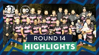 HIGHLIGHTS  Scottish Rugby Mens Premiership and National 1 202324  Round 14 [upl. by Hnirt320]