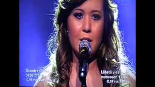 Diandra Flores  Missä Muruseni On Idols 2012 [upl. by Suolekcin949]