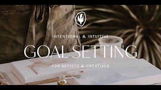 How I Set Goals as a Creative 📝 Free Goal Setting Replay amp Workbook [upl. by Nomelc]