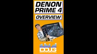 Denon Prime 4 Standalone DJ Controller Overview Shorts [upl. by Coleen865]