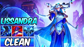 EVERFROST PERMA CC LISSANDRA MID FULL AP  PORCELAIN LISSANDRA  Build amp Runes  League of Legends [upl. by Mahon]