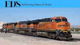 BNSF 7644 EB QLACLPC Hobart Yard Los Angeles CA to Logistics Park Elwood IL 6282024 [upl. by Ettedualc272]