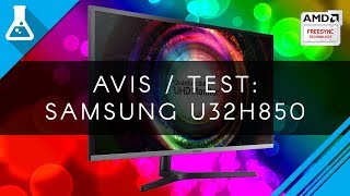 SAMSUNG U32H850 🖥 UHD 4K 169 🔬 AVIS  TEST Fr [upl. by Ainoyek191]