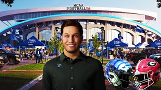 Memphis Tigers Dynasty Rebuild Season 3 in College Football NCAA 14 Revamped  Georgia vs Memphis [upl. by Cogswell]