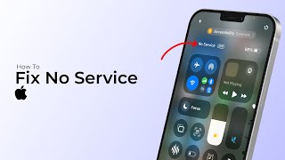 How To FIX No Service On iPhoneiOS 18 [upl. by Etnor850]