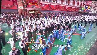 Vandegrift ￼Viper Band amp Vision Dance Co at 2022 Macy’s Thanksgiving Day parade [upl. by Alrak]