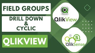 Field Groups Drill Down and Cyclic Groups qlikview qlik [upl. by Aicenat]