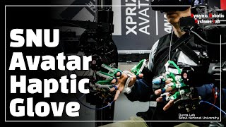 IROS2024 SNUAvatar Haptic Glove Novel Modularized Haptic Glove viaTrigonometric SEA [upl. by Bernelle]