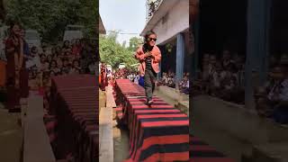 Kids Modeling competition in govt school shorts model modeling kids artist talent funny [upl. by Iorgos]