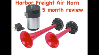 Harbor Freight Air Horn Review   5 Months [upl. by Atal229]